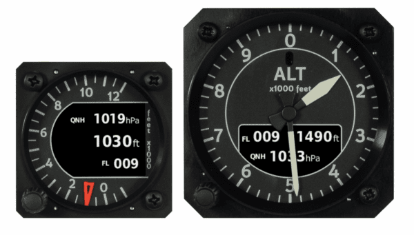 Altimetro elettronico INDU-Kanardia (diam. 80 oppure diam. 57 mm.)